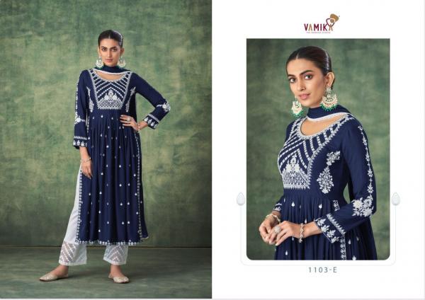 Vamika Aadhira Pure Rayon Kurti With Bottom Dupatta Collection 